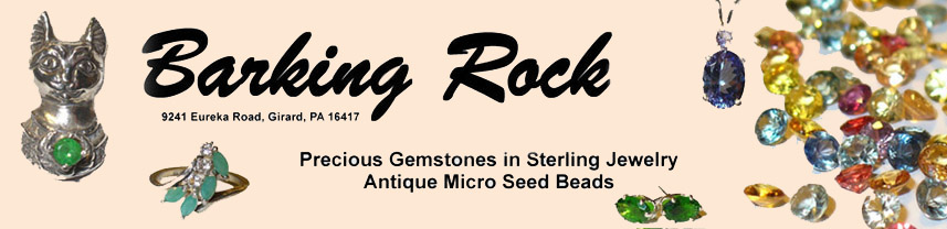 BARKING ROCK FARM trade silver gemstone jewelry micro seed beads